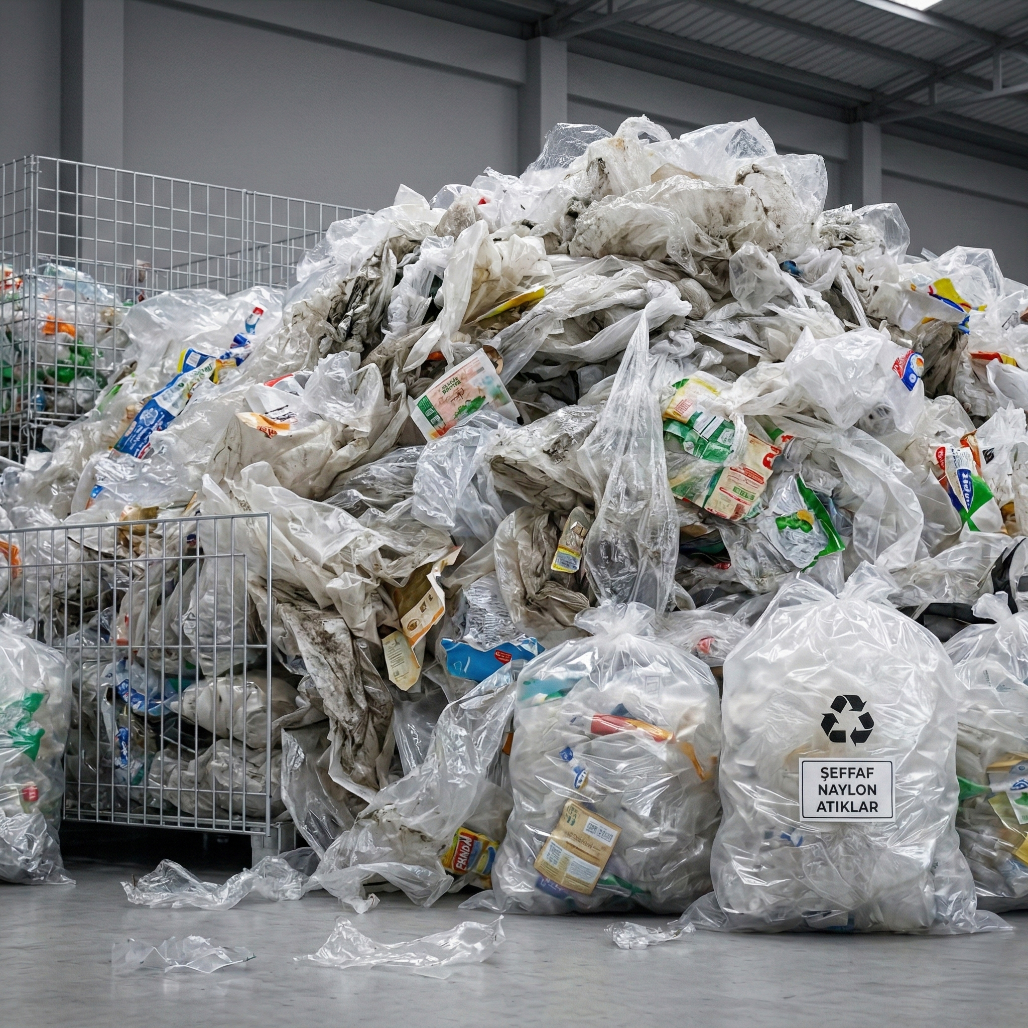 Şeffaf Naylon Atıklar